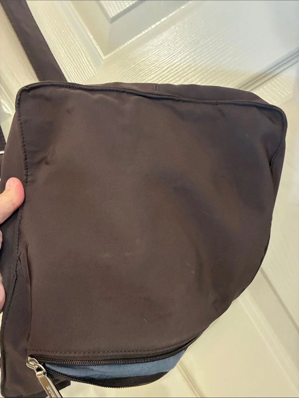 HOBO Dark Brown Men’s Messenger Crossbody Bag